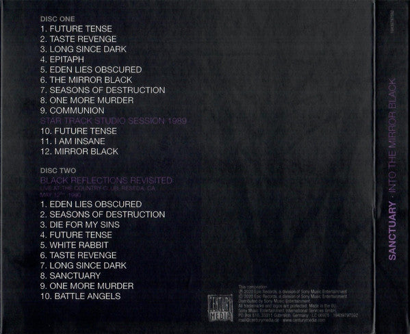 Sanctuary (4) : Into The Mirror Black (Album,Reissue,Remastered)