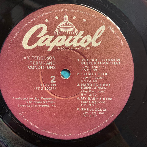Jay Ferguson : Terms And Conditions (LP,Album)