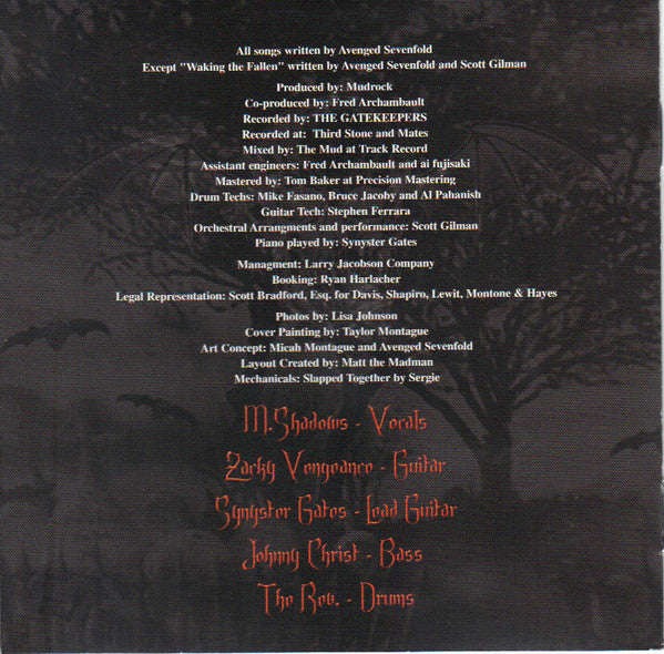 Avenged Sevenfold : Waking The Fallen (Album)