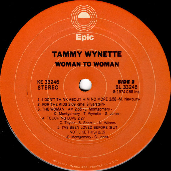 Tammy Wynette : Woman To Woman (LP,Album)