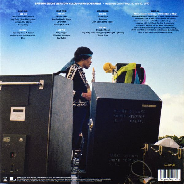 Jimi Hendrix Experience, The : Live In Maui (LP,Album)