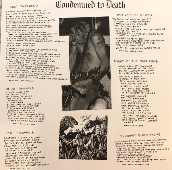 Condemned To Death : Diary Of A Love Monster (LP,45 RPM,Album,Reissue)