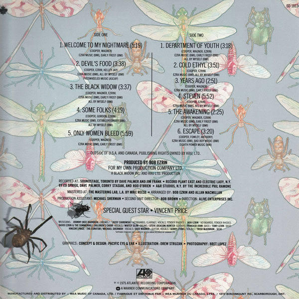 Alice Cooper (2) : Welcome To My Nightmare (LP,Album)