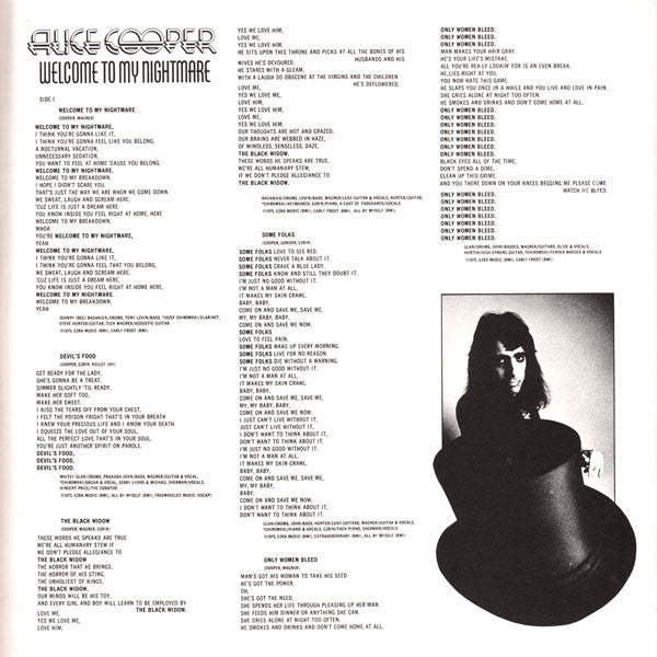 Alice Cooper (2) : Welcome To My Nightmare (LP,Album)