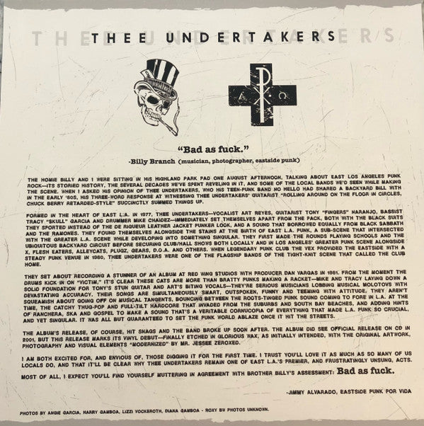 Thee Undertakers : Thee Undertakers (LP,Album)