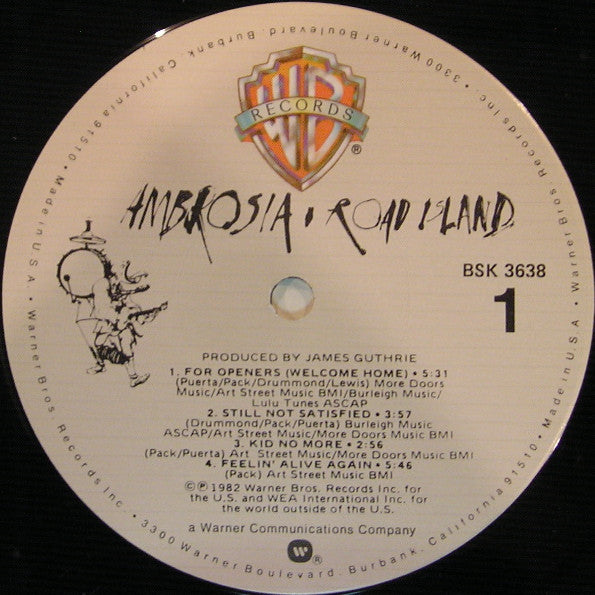 Ambrosia (2) : Road Island (LP,Album)