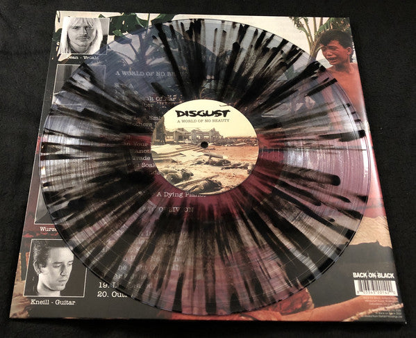 Disgust : A World Of No Beauty + Thrown Into Oblivion (LP,Album,Compilation,Reissue)