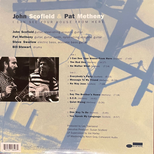 John Scofield & Pat Metheny : I Can See Your House From Here (LP,Album,Reissue,Stereo)