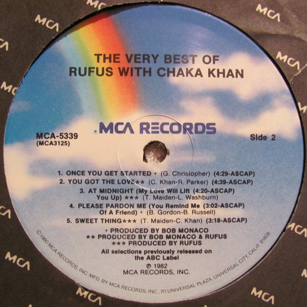 Rufus & Chaka Khan : The Very Best Of (LP,Compilation)
