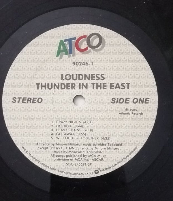 Loudness (5) : Thunder In The East (LP,Album)