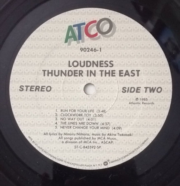 Loudness (5) : Thunder In The East (LP,Album)