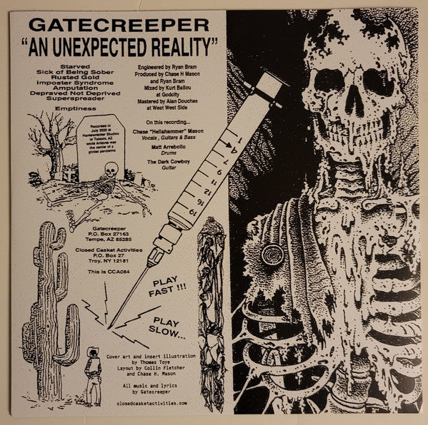 Gatecreeper : An Unexpected Reality (12",45 RPM,EP,Limited Edition)