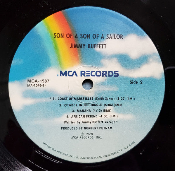 Jimmy Buffett : Son Of A Son Of A Sailor (LP,Album)