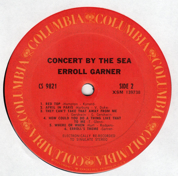 Erroll Garner : Concert By The Sea (LP,Album,Reissue,Stereo)