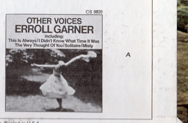 Erroll Garner : Concert By The Sea (LP,Album,Reissue,Stereo)