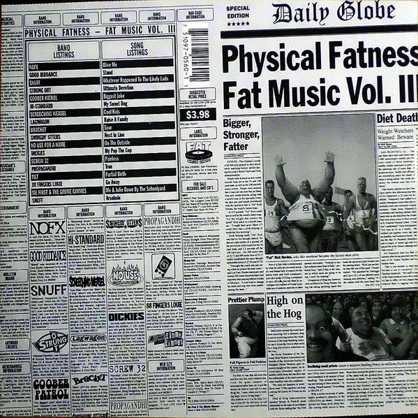 Various : Physical Fatness - Fat Music Vol. III (LP,Compilation)