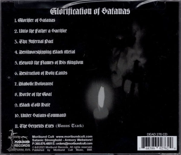 Unhuman Disease : Glorification Of Satanas (Album,Reissue)