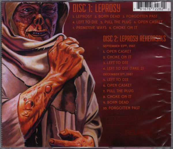 Death (2) : Leprosy (Album,Reissue,Remastered,Repress)