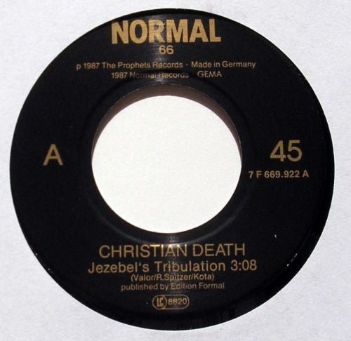 Christian Death : The Scriptures (LP,Album,Limited Edition,Misprint)