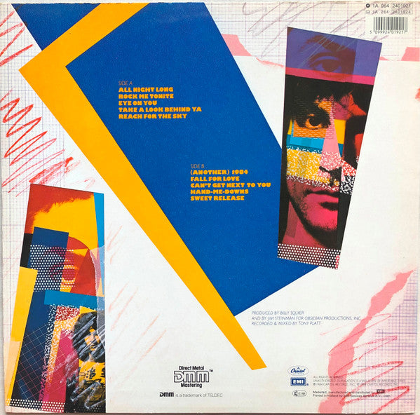Billy Squier : Signs Of Life (LP,Album)
