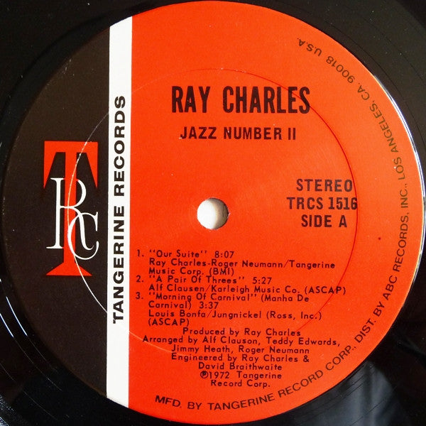 Ray Charles : Jazz Number II (LP,Album)