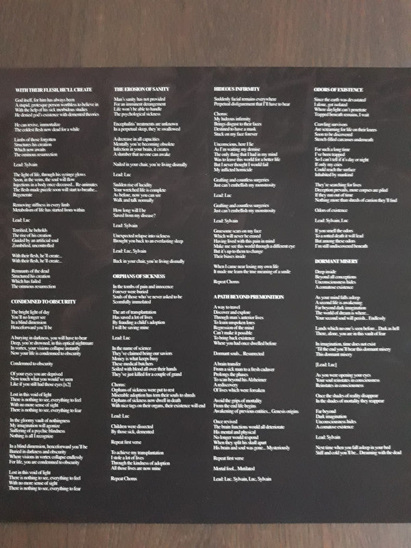 Gorguts : The Erosion Of Sanity (LP,Album,Limited Edition,Reissue)