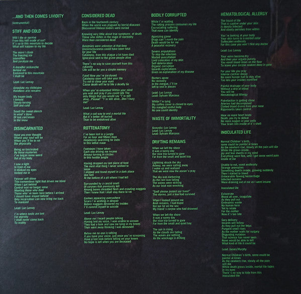 Gorguts : Considered Dead (LP,Album,Limited Edition,Reissue)