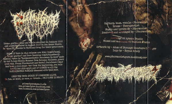 Pharmacist (3) / Golem Of Gore : Ambulatory Sonic Suppuration (EP,Limited Edition)