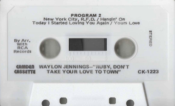 Waylon Jennings : Ruby, Don't Take Your Love To Town (Compilation,Reissue,Stereo)