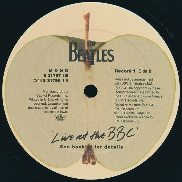 Beatles, The : Live At The BBC (LP,Compilation,Mono)