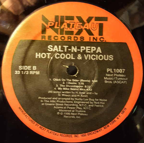 Salt 'N' Pepa : Hot Cool Vicious (LP,Album,Reissue)