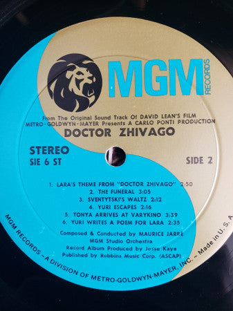 Maurice Jarre : Doctor Zhivago (Original Sound Track Album) (LP,Stereo)