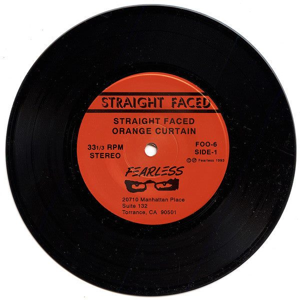 Straight Faced : Self Will Run Riot (7")