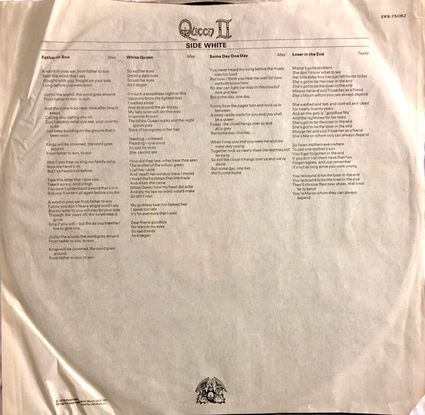 Queen : Queen II (LP,Album)