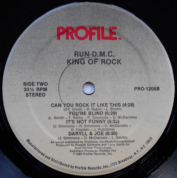 Run-DMC : King Of Rock (LP,Album)
