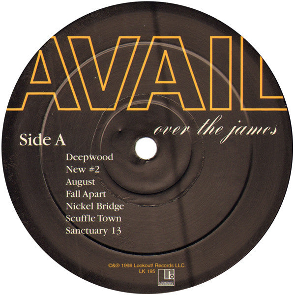 AVAIL : Over The James (LP,Album)