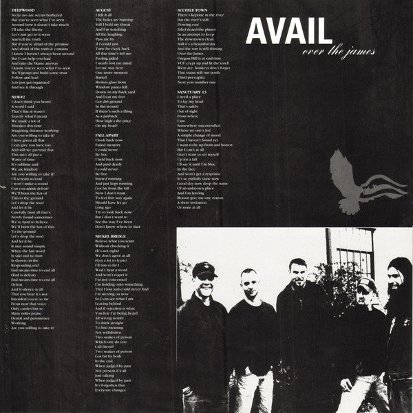 AVAIL : Over The James (LP,Album)
