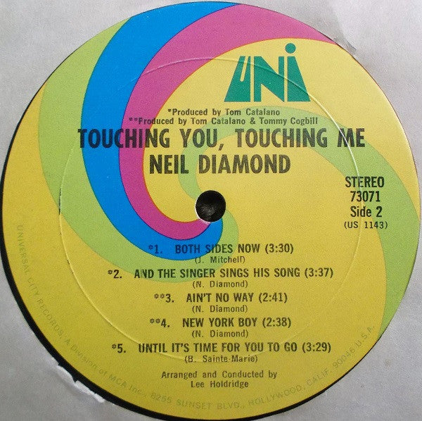Neil Diamond : Touching You, Touching Me (LP,Album,Stereo)
