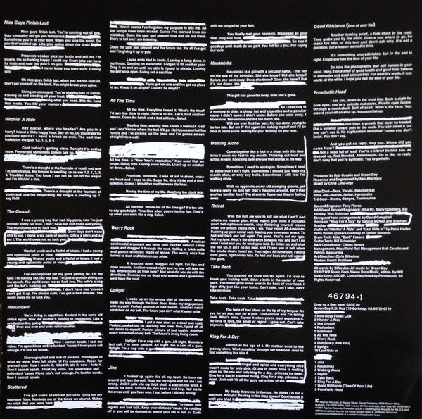 Green Day : Nimrod. (LP,Album,Reissue)