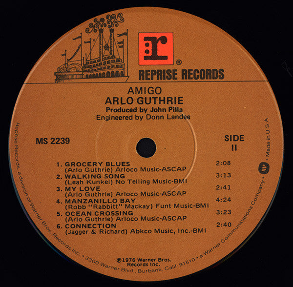 Arlo Guthrie : Amigo (LP,Album)
