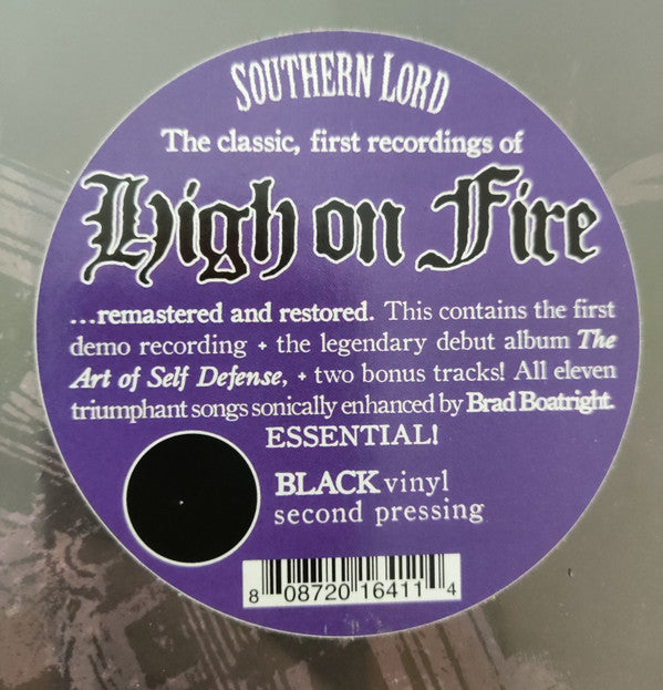 High On Fire : The Art Of Self Defense (LP,Album,Reissue,Remastered)