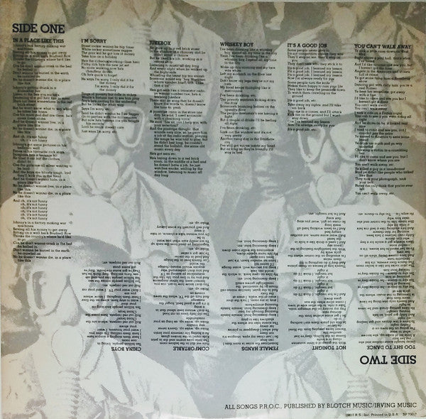 Payola$ : In A Place Like This (LP,Album,Stereo)
