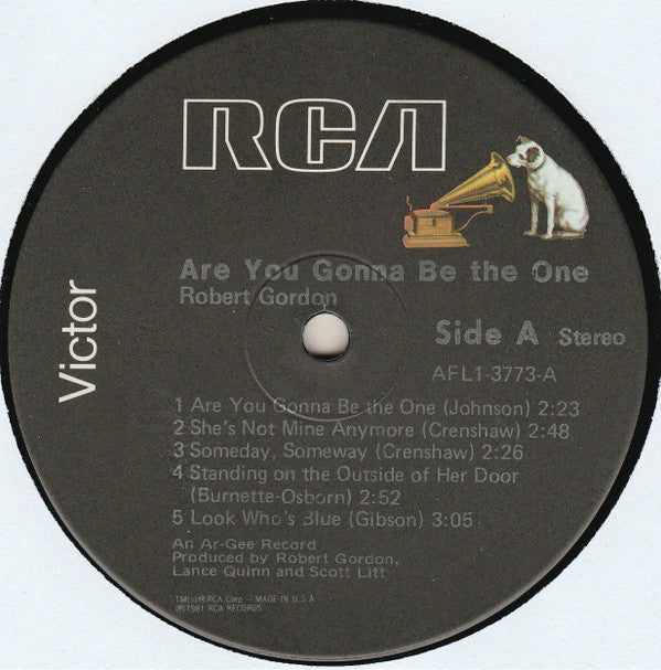 Robert Gordon (2) : Are You Gonna Be The One (LP,Album,Stereo)