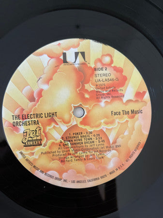 Electric Light Orchestra : Face The Music (LP,Album,Mispress,Repress,Stereo)