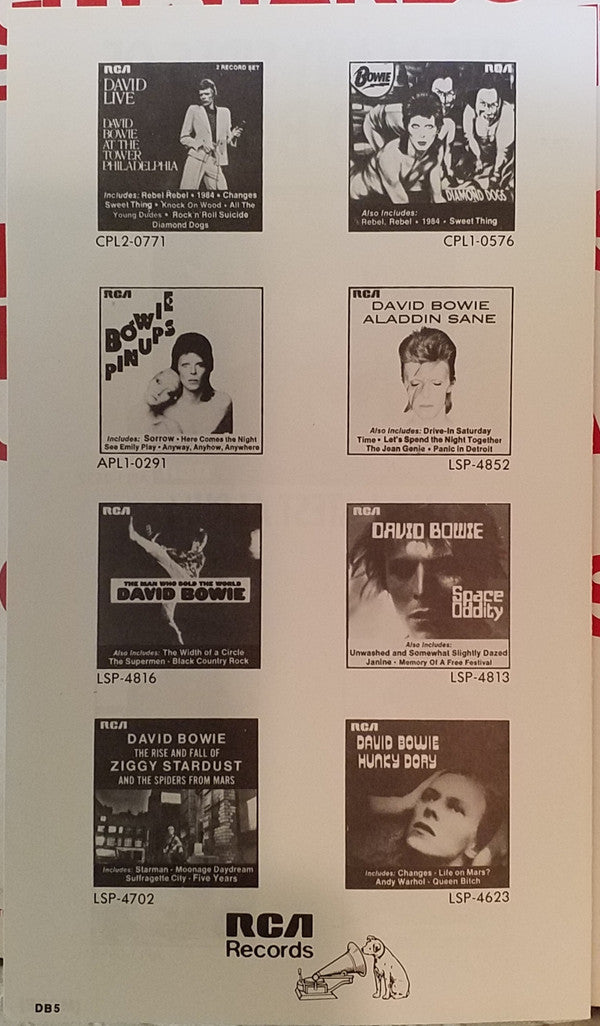 David Bowie : ChangesOneBowie (LP,Compilation,Stereo)
