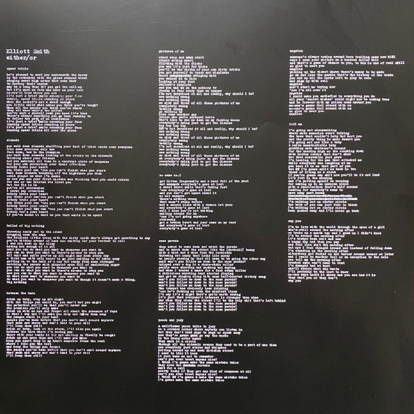 Elliott Smith : Either / Or (LP,Album,Repress)