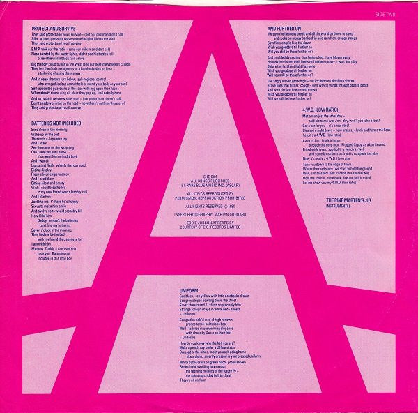Jethro Tull : A (LP,Album,Stereo)