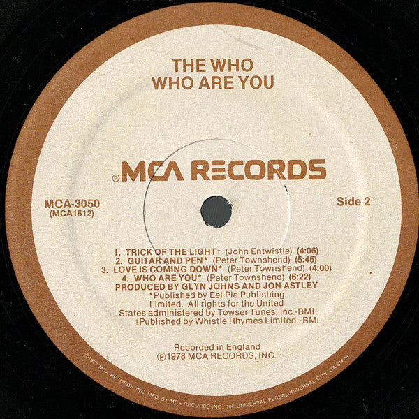 Who, The : Who Are You (LP,Album,Stereo)