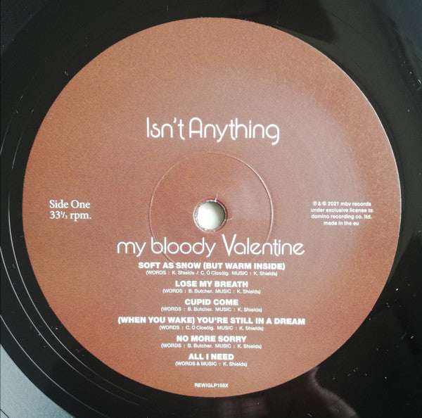 My Bloody Valentine : Isn't Anything (LP,Album,Deluxe Edition,Reissue,Repress)