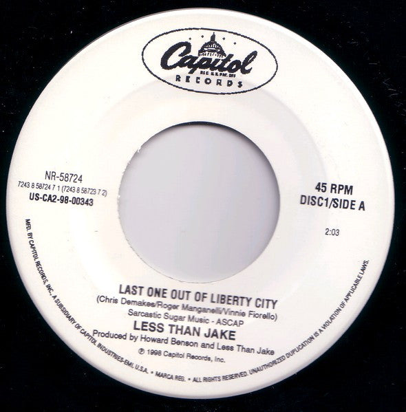 Less Than Jake : Hello Rockview (7",Album)